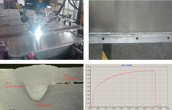 激光填絲熔焊，加速新能源汽車電池托盤制造