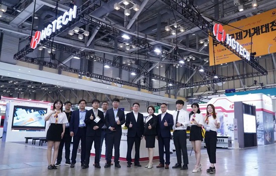 實(shí)力出征 | 華工激光驚艷亮相韓國(guó)釜山工業(yè)展，現(xiàn)場(chǎng)人氣up up！