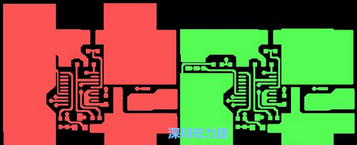 此操作可使文件中大部分的焊盤(pán)輸出后仍為焊盤(pán)，不會(huì)成為線性焊盤(pán)，并且不會(huì)產(chǎn)生像下圖一樣的短路情況