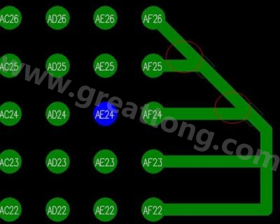 銳角走線正是化學(xué)物質(zhì)得以藏身的‘酸阱’。